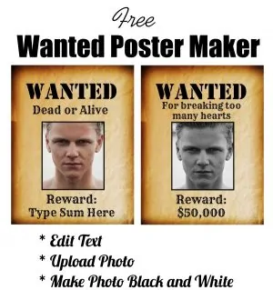 wanted poster generator