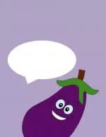 cute eggplant