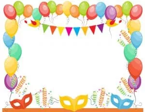 birthday border