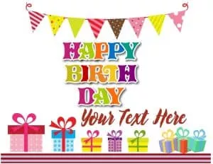 Free happy birthday border clipart