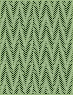 Green chevron pattern