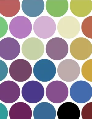 colorful polka dot background